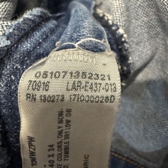 Vintage Wrangler 13MWZ Jeans Mens 40x34 Blue Cowboy Cut Original Fit Denim - Picture 10 of 10